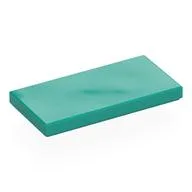 Tile 2 x 4 with Groove, Dark Turquoise