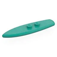 Sports Surfboard Standard, Dark Turquoise