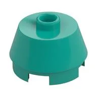Brick Round 2 x 2 Truncated Cone, Dark Turquoise