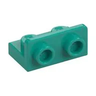 Bracket 1 x 2 - 1 x 2 Inverted, Dark Turquoise