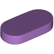 Tile Round 1 x 2, Medium Lavender