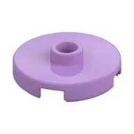 Plate Special Round 2 x 2 with Center Stud (Jumper Plate), Medium Lavender