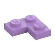 Plate 2 x 2 Corner, Medium Lavender