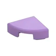 Tile Round 1 x 1 Quarter, Medium Lavender