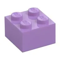 Brick 2 x 2, Medium Lavender