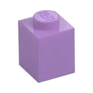 Brick 1 x 1, Medium Lavender