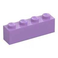 Brick 1 x 4, Medium Lavender