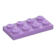 Plate 2 x 4, Medium Lavender