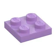 Plate 2 x 2, Medium Lavender