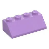 Brick Sloped 45° 2 x 4, Medium Lavender