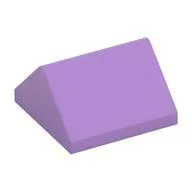 Brick Sloped 45° 2 x 2 Double, Medium Lavender
