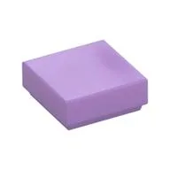 Tile 1 x 1 with Groove, Medium Lavender