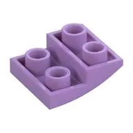 Brick Curved Inverted 2 x 2 x 2/3, Medium Lavender