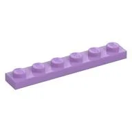 Plate 1 x 6, Medium Lavender