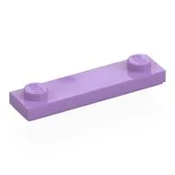 Plate Special 1 x 4 with 2 Studs with Groove [New Underside], Medium Lavender