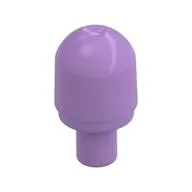 Light Cover with Internal Bar / Bionicle Barraki Eye with Hole in Bar, Medium Lavender