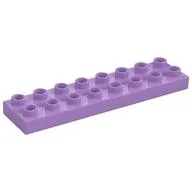 Duplo Plate 2 x 8, Medium Lavender