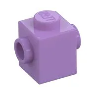 Brick Special 1 x 1 with Studs on 2 Sides, Medium Lavender