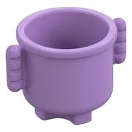 Duplo Kettle with Ribbed Handles 2 x 2 x 1.5, Medium Lavender