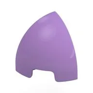 Brick Round Curved 1 x 1 x 1 Quarter Dome, Medium Lavender