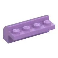 Brick Curved 2 x 4 x 1 1/3, Medium Lavender