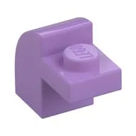 Brick Curved 1 x 2 x 1 1/3 with Curved Top, Medium Lavender