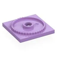 Turntable 4 x 4 Square Base, Locking, Medium Lavender