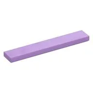 Tile 1 x 6 with Groove, Medium Lavender