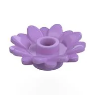 Plant, Sunflower 2 x 2 with 16 Petals, Medium Lavender