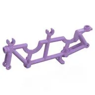 Bicycle Frame Tandem, Clip for Handle Bars, Medium Lavender