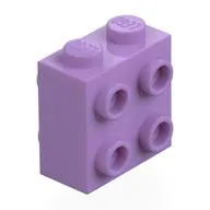 Brick Special 1 x 2 x 1 2/3 with 8 Studs on 2 Sides, Medium Lavender