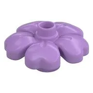 Duplo Plant, Flower with 1 Top Studs, Medium Lavender