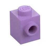 Brick Special 1 x 1 with Stud on 1 Side, Medium Lavender