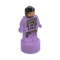 Minifig Trophy Statuette, Madam Malkin, Medium Lavender