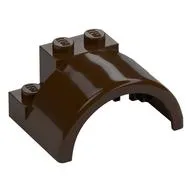 Wheel Arch 4 x 3 x 1 2/3, Dark Brown