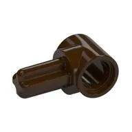 Technic Pin Connector Hub with 1 Axle, Dark Brown