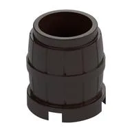 Barrel 2 x 2 x 2, Dark Brown