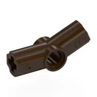 Technic Axle and Pin Connector Angled #3 - 157.5°, Dark Brown