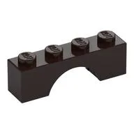 Brick Arch 1 x 4, Dark Brown