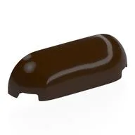 Brick Round, Curved Triple 1 x 4 x 1, Dark Brown