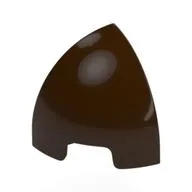 Brick Round Curved 1 x 1 x 1 Quarter Dome, Dark Brown