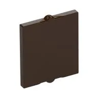 Glass for Window 1 x 2 x 2 Flat, Dark Brown