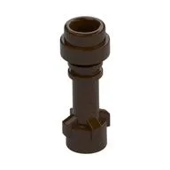 Weapon Lightsaber Hilt with Bottom Ring, Dark Brown