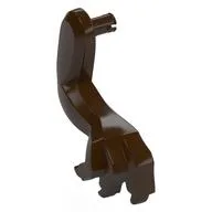 Animal Body Part, Dinosaur, Indominus Rex Arm, Right, with Elbow Spikes [Plain], Dark Brown