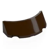 Windscreen 2 x 4 Half Dome, Dark Brown
