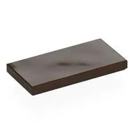 Tile 2 x 4 with Groove, Dark Brown