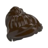 Hair Ponytail and Swept Sideways Fringe, Dark Brown