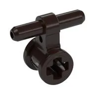 Pneumatic Hose Connector with Axle Connector, Dark Brown