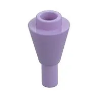Cone 1 x 1 Inverted with Bar at Bottom (Ice Cream Cone), Lavender