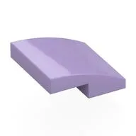 Brick Curved 2 x 2 x 2/3, Lavender